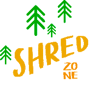 Snowboard Shred Sticker by CLAPPS