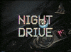 retro night drive GIF