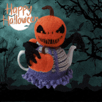 Trick Or Treat Halloween GIF by TeaCosyFolk