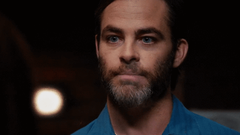 chris pine nose GIF by Angie Tribeca