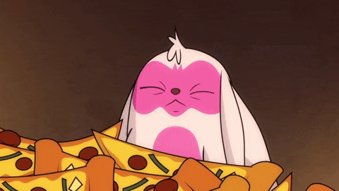 nom nom pizza GIF by mysticons