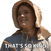 That Is So Sweet Of You Little House On The Prairie Sticker by NETFLIX