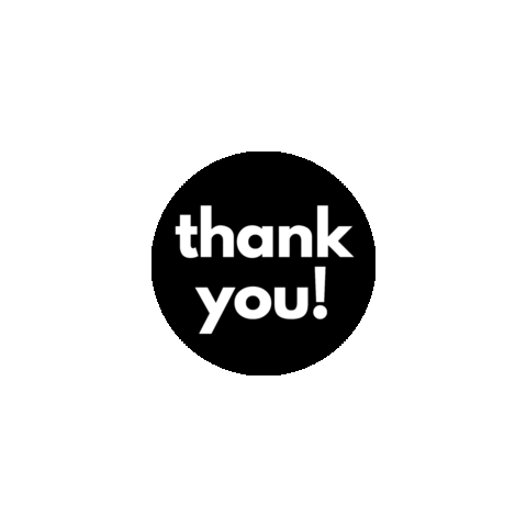 Thank You Sticker by JungAdler