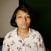 Blinking No Idea GIF