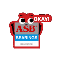 asianbearindo ok okay bearing bearings Sticker