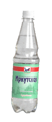 irkytskaya cat water bottle иркутск Sticker