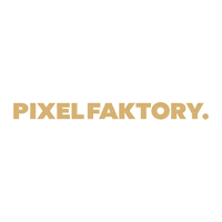 pixelfaktory logo design brand digital GIF