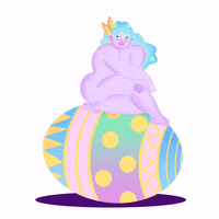 swinging easter bunny GIF by sofiahydman