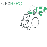 Hero Helfen Sticker by FlexHero