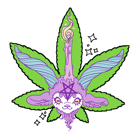 staycoldapparel giphyupload wink creepy weed Sticker