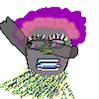 monster blink Sticker