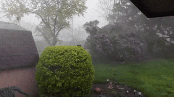 Severe Storm Drops Hail in Columbus