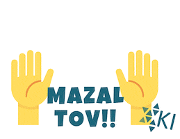 Wedding Mazel Tov Sticker by Kehillat Israel
