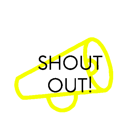 Loretto_Studio megaphone shoutout loretto lorettostudio Sticker