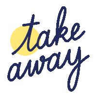 Take Away Sticker by Suzzi Kafe
