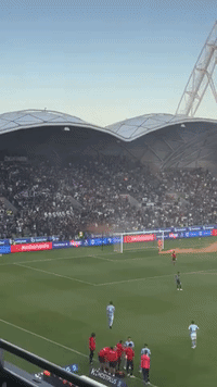 Melbourne City Goalkeeper Struck During Derby Pitch Invasion