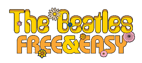 The Beatles Sun Sticker by Free & Easy