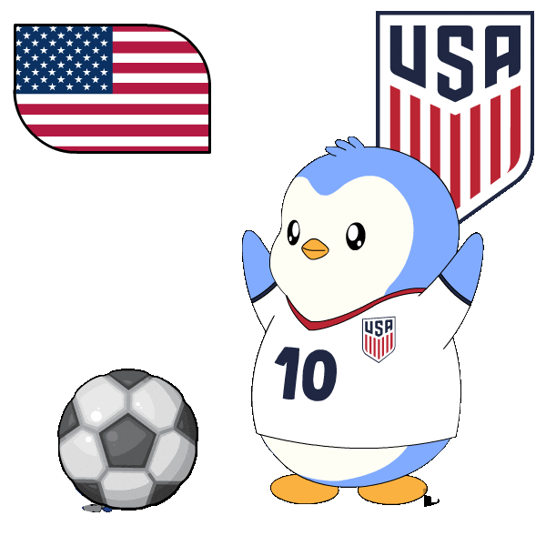 United States Football Sticker by Pudgy Penguins