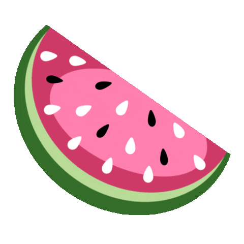 Watermelon Seeds Summer Sticker by Home Brew Agency