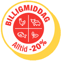 Fisk Billig Sticker by Coop Norge
