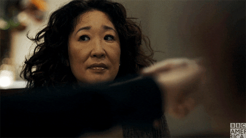 nervous killing eve GIF by BBC America