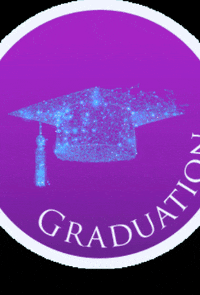 loucollsport celebration graduation cap grad GIF