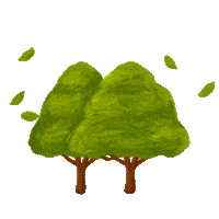 imfrom tree bee honey 나무 Sticker