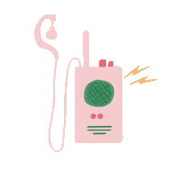 Radio Sound Sticker by Santo Dia
