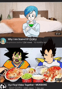 Goku And Vegeta GIF