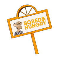 TastelessPH nft burger bnh bored and hungry Sticker