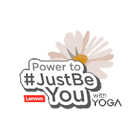 Just Be You Yoga Sticker by Lenovo Indonesia