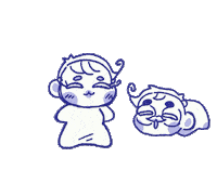 RayWhybee art hug mom doodle Sticker