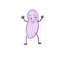 dansmontiroir peanut cacahuete dansmontiroir Sticker