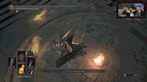 dark souls knallhart durchgenommen GIF by Rocket Beans TV