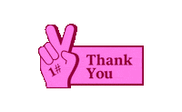 Thanks Thank You Sticker by Elementor