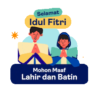 Sorry Eid Sticker by Inspigo