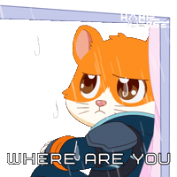 Waiting Patiently Where Are You Sticker by Hamieverse