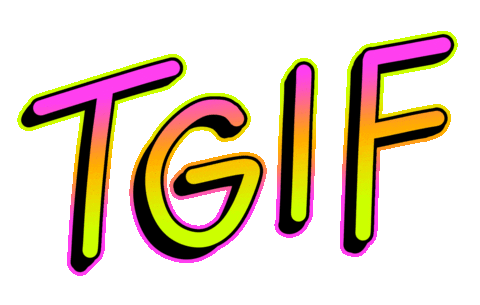 Thank God Its Friday Sticker by megan lockhart