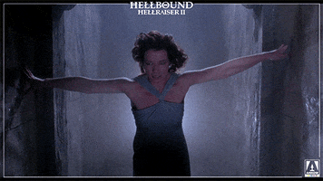 arrowvideo reaction movie film horror GIF