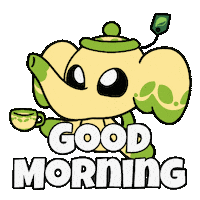 Wake Up Yawn Sticker by Christophers Genie