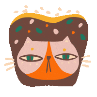 Cat Lady Winter Sticker