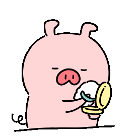 Perfect_Piggy giphyupload makeup pig preparing Sticker
