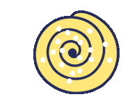 Cinnamon Roll Kanelbulle Sticker by Suzzi Kafe