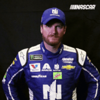 dale earnhardt jr stare GIF by NASCAR