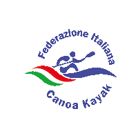 federcanoa kayak canoe canoa federcanoa Sticker