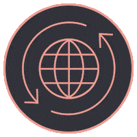 World Sticker by Unerwartet Design