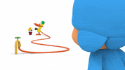 Pocoyo_Official joke evil trick mischief GIF