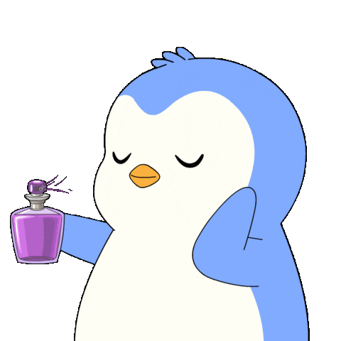 Smells Good Make Up Sticker by Pudgy Penguins