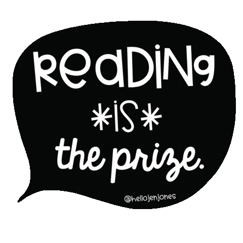 hellojenjones reading teacher teach literacy Sticker
