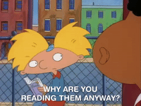 hey arnold nick splat GIF